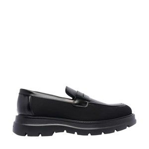 Stuart Weitzman Sculpted Rubber Sole Moccasin With Elastic Inserts - NWT